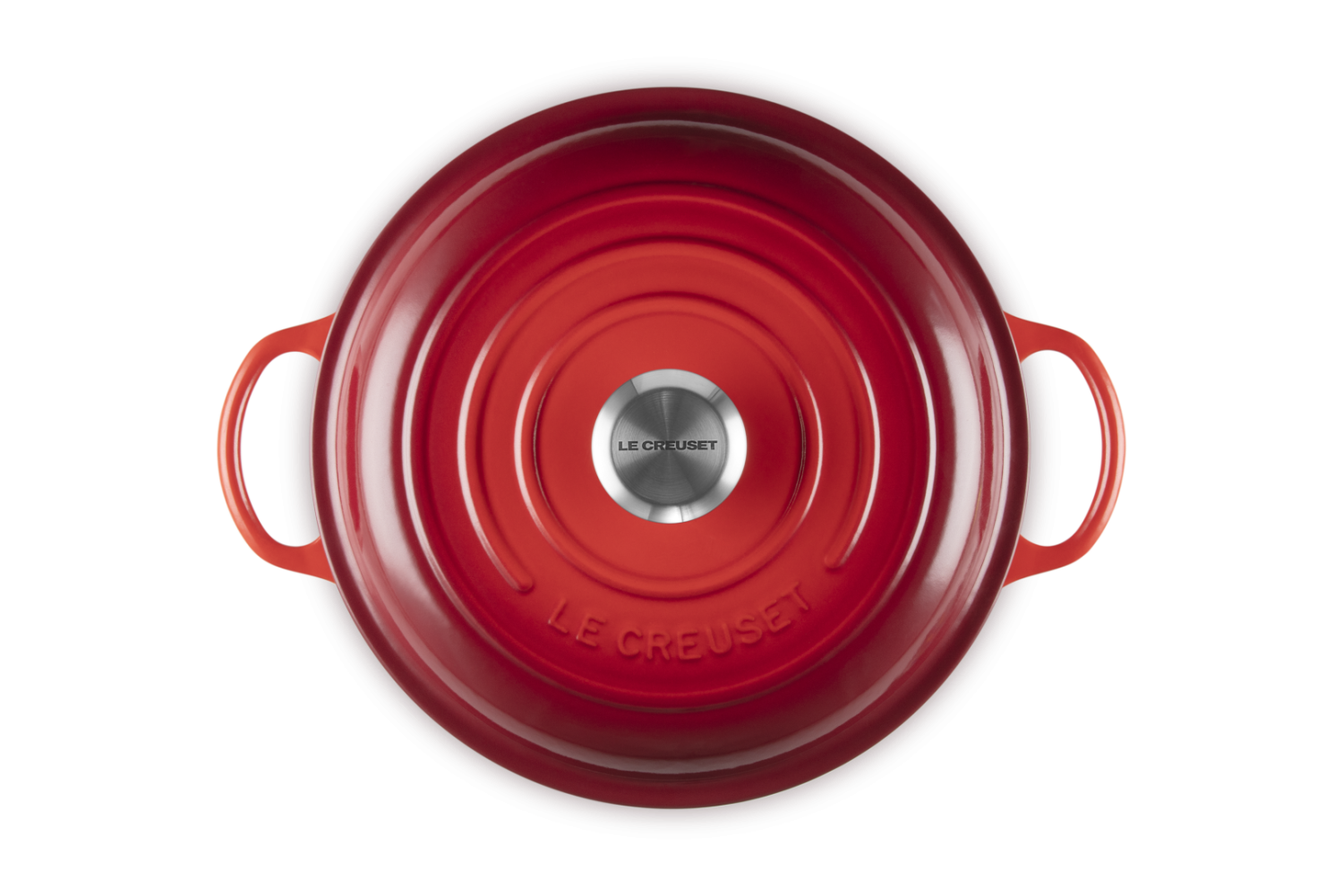 Le Creuset Marmite Signature met Hoge Deksel Kersenrood 26cm