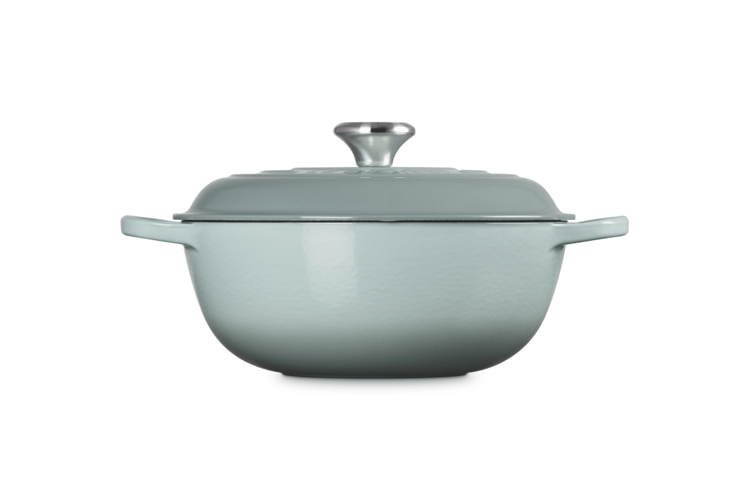 Le Creuset Marmite Signature met Hoge Deksel Sea Salt 26cm