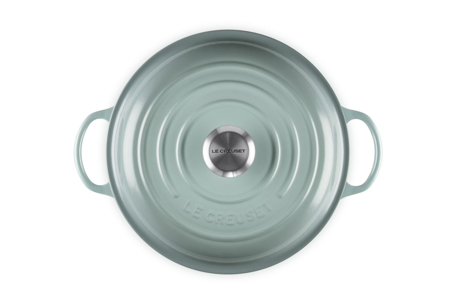 Le Creuset Marmite Signature met Hoge Deksel Sea Salt 26cm