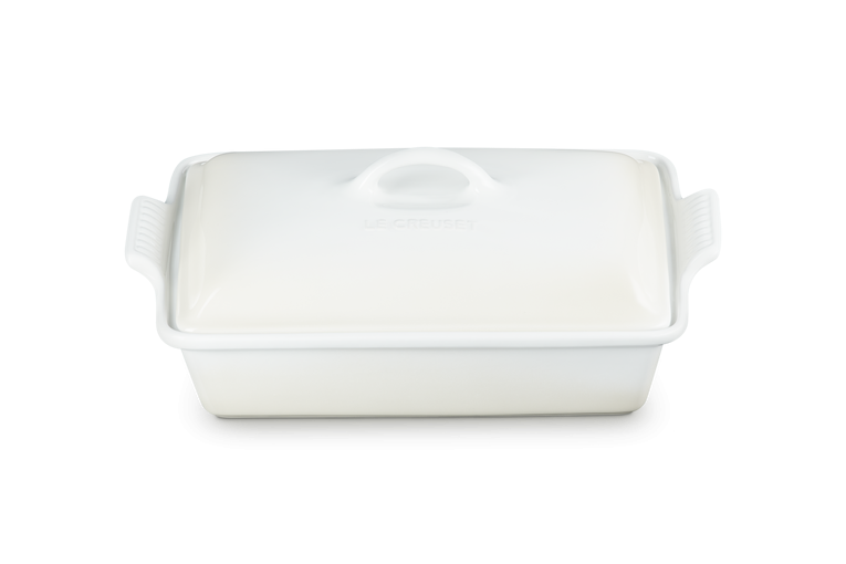 Le creuset Ovenschaal Rechthoekigl Merenque-  3,8L + Deksel