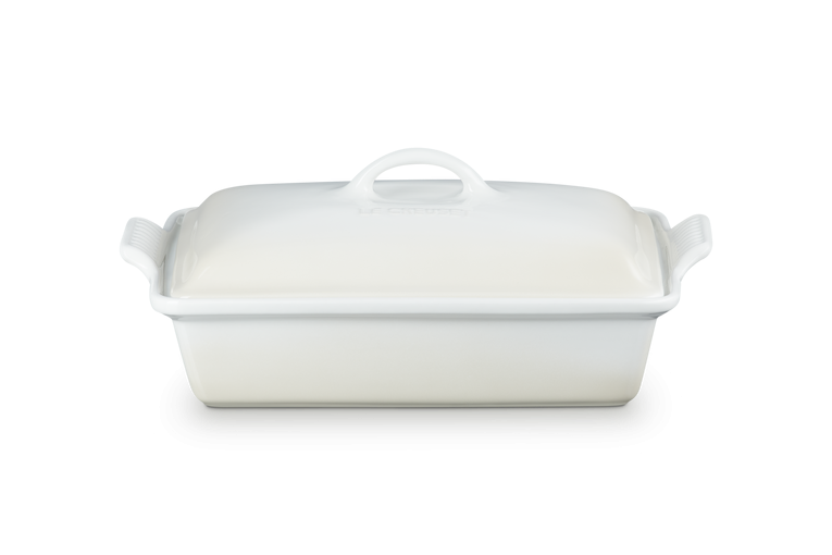 Le creuset Ovenschaal Rechthoekigl Merenque-  3,8L + Deksel