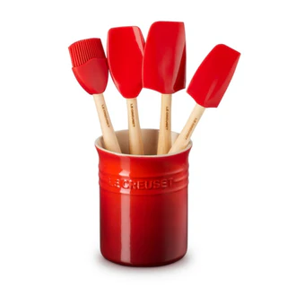 Le Creuset Premium spatelset 5-delige Kersenrood