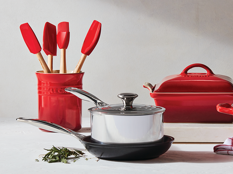 Le Creuset Premium spatelset 5-delige Kersenrood