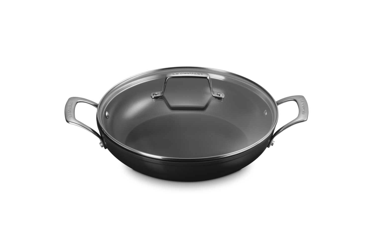 Le Creuset Provençaalse Sauteuse met glazen deksel 28cm 3,2l Non-Stick Ceramic