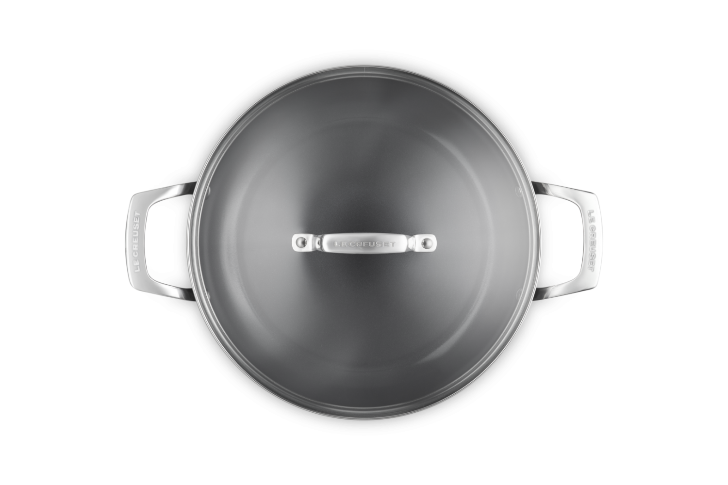 Le Creuset Provençaalse Sauteuse met glazen deksel 28cm 3,2l Non-Stick Ceramic