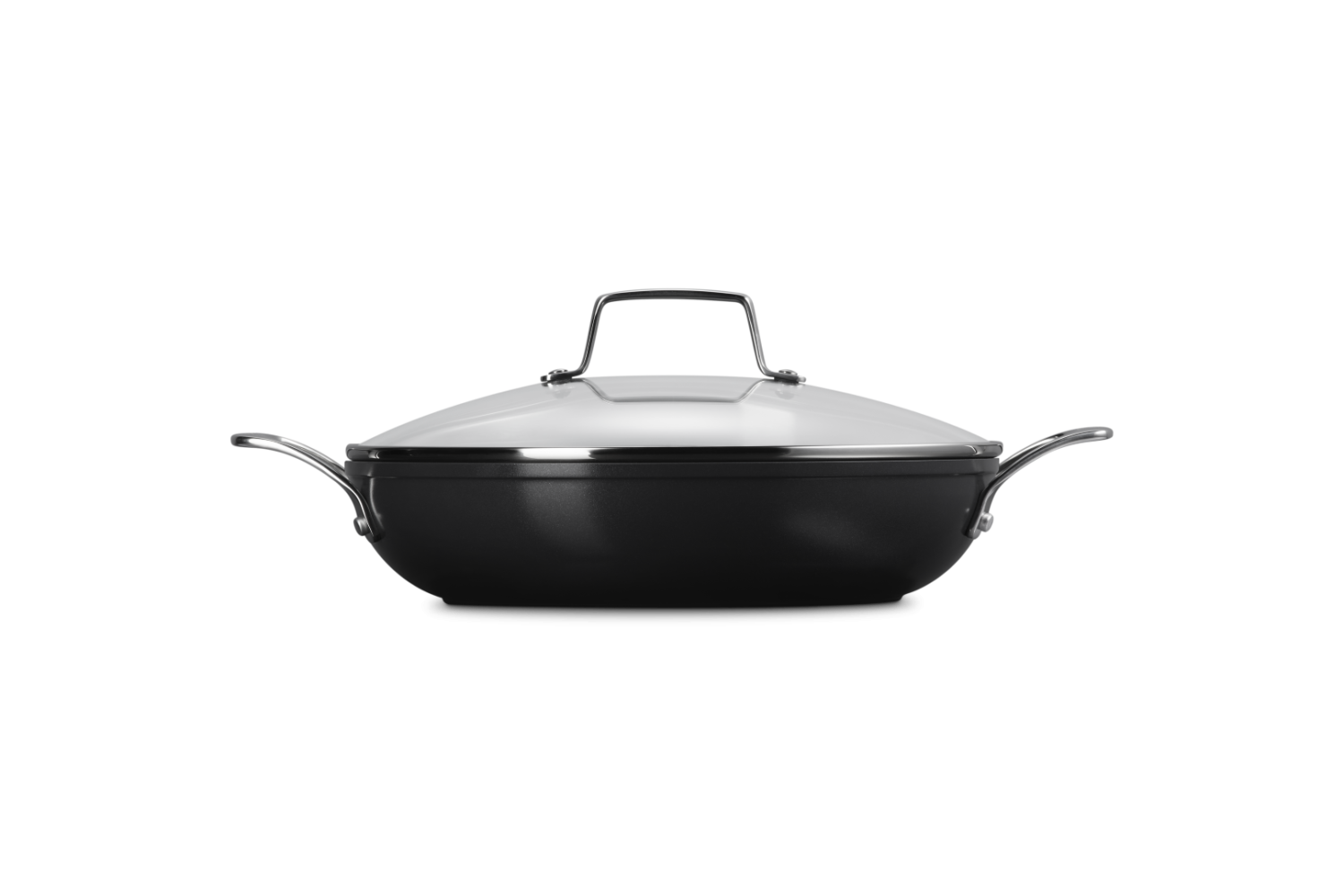 Le Creuset Provençaalse Sauteuse met glazen deksel 28cm 3,2l Non-Stick Ceramic