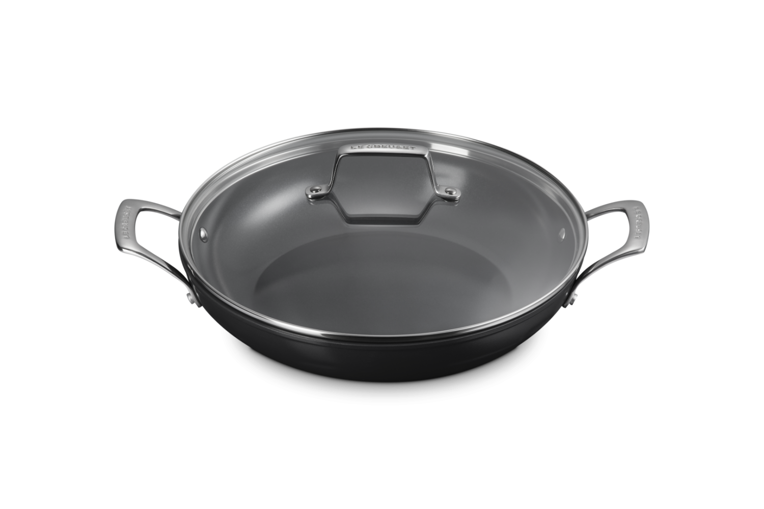 Le Creuset Provençaalse Sauteuse met glazen deksel 30cm 3,7l Non-Stick Ceramic