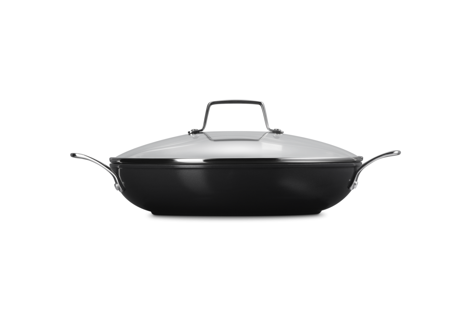 Le Creuset Provençaalse Sauteuse met glazen deksel 30cm 3,7l Non-Stick Ceramic