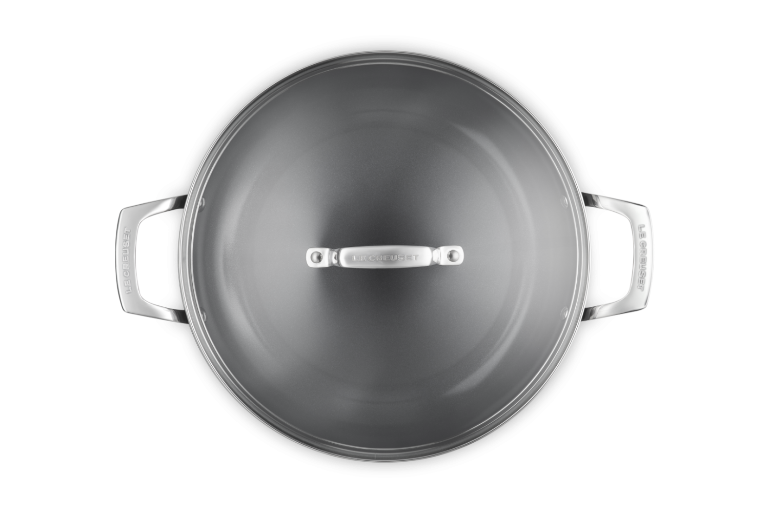 Le Creuset Provençaalse Sauteuse met glazen deksel 30cm 3,7l Non-Stick Ceramic