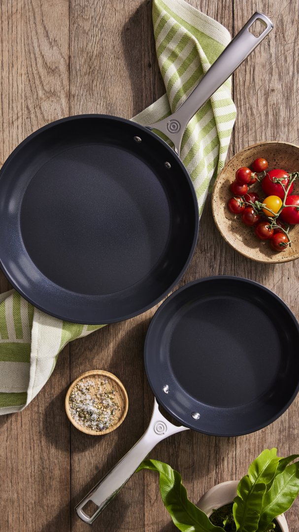 Le Creuset Set van 2 Koekenpannen 20 & 26cm Non-Stick Ceramic