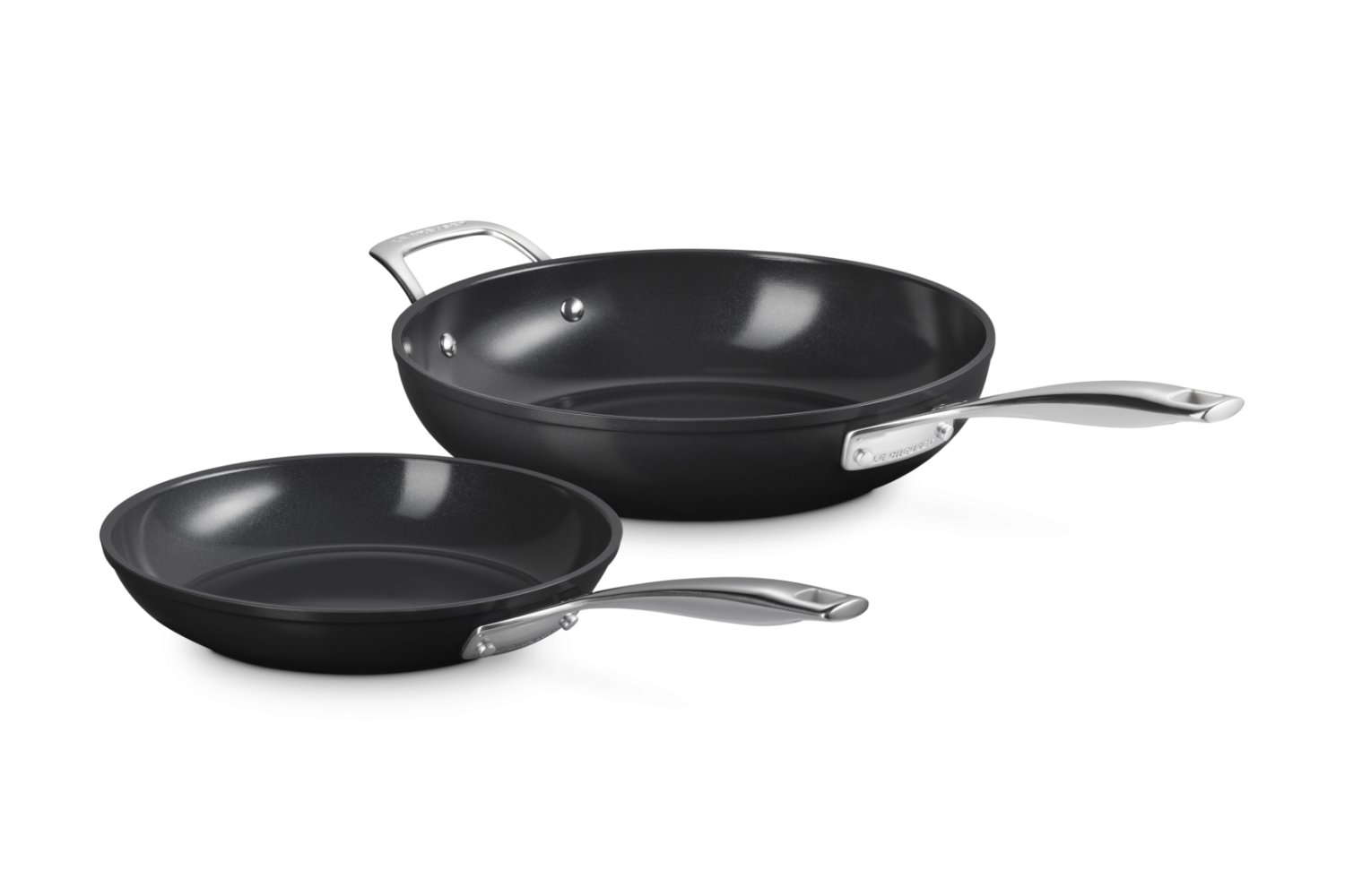 Le Creuset Set van Koekenpan 24cm en Sauteerpan 28cm Non-Stick Ceramic