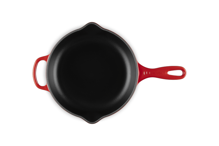 Le Creuset Skillet Signature rond Kersenrood 23cm
