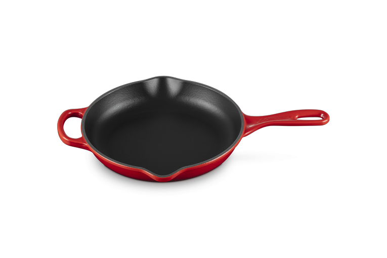 Le Creuset Skillet Signature rond Kersenrood 23cm