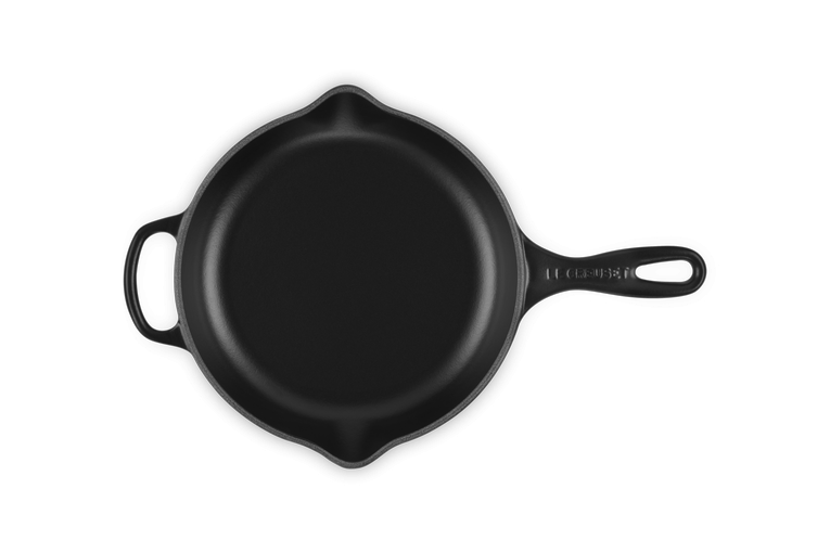 Le Creuset Skillet Signature rond Mat Zwart 23cm