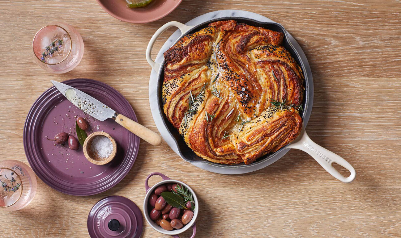 Le Creuset Skillet Signature rond Merinque 23cm