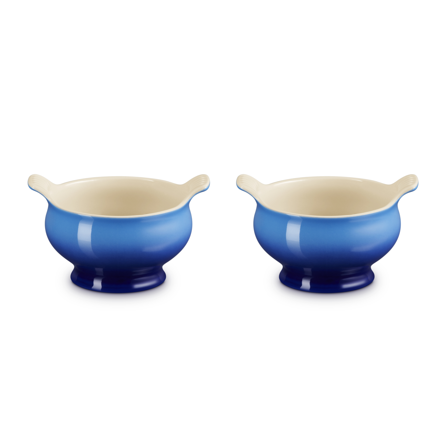 Le Creuset Soepkommen 2 stuks Azure