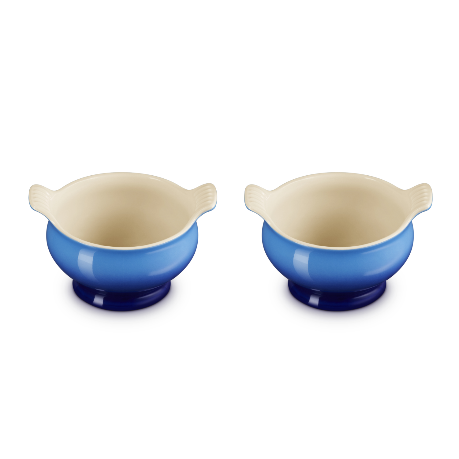 Le Creuset Soepkommen 2 stuks Azure