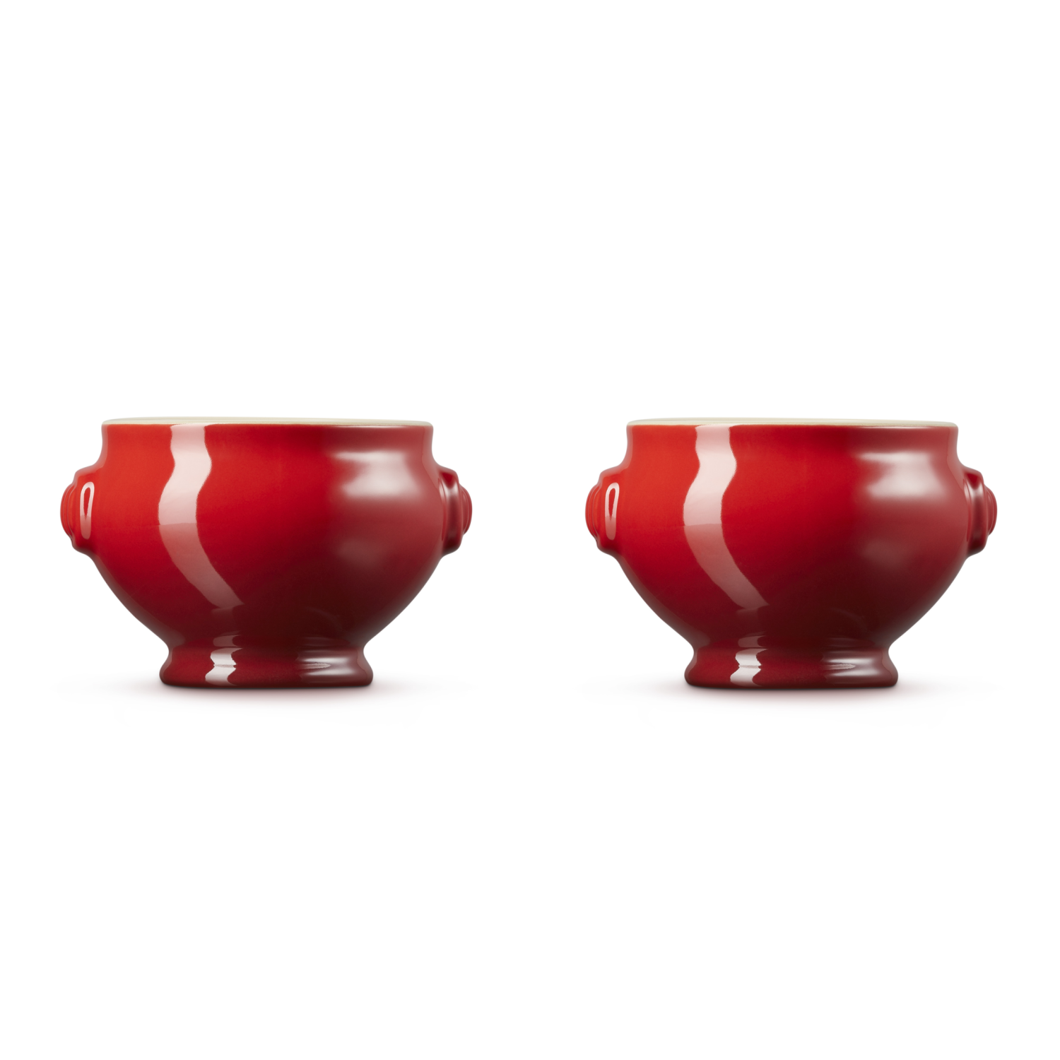 Le Creuset Soepkommen 2 stuks Kersenrood
