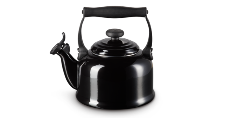 Le Creuset Tradition Fluitketel Ebbenzwart 2,1l