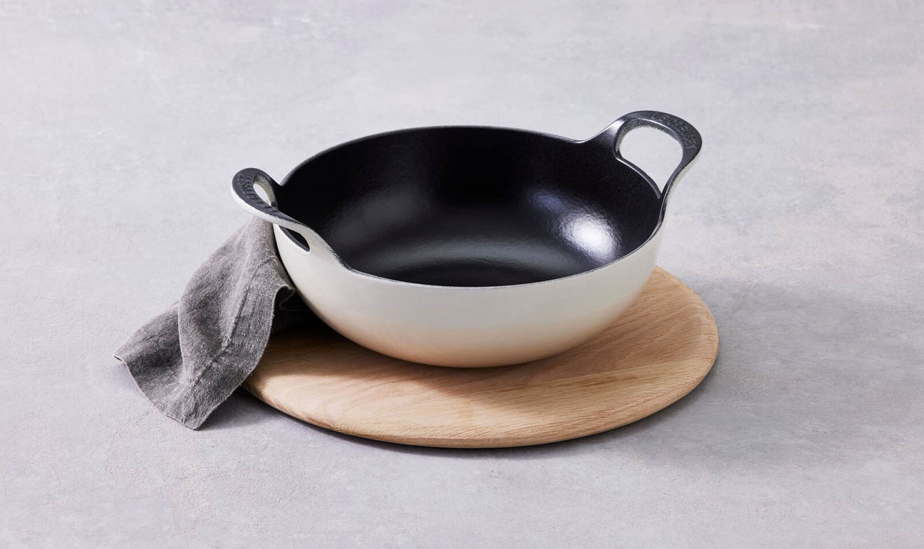 Le Creuset Wokpan Balti-Pan Meringue 24cm 2,7l