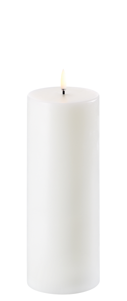 Led Kaars Nordic White 7.8x20 cm