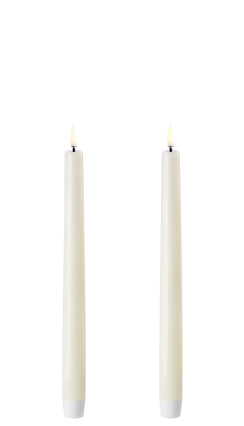 Led tafelkaars Ivory S/2