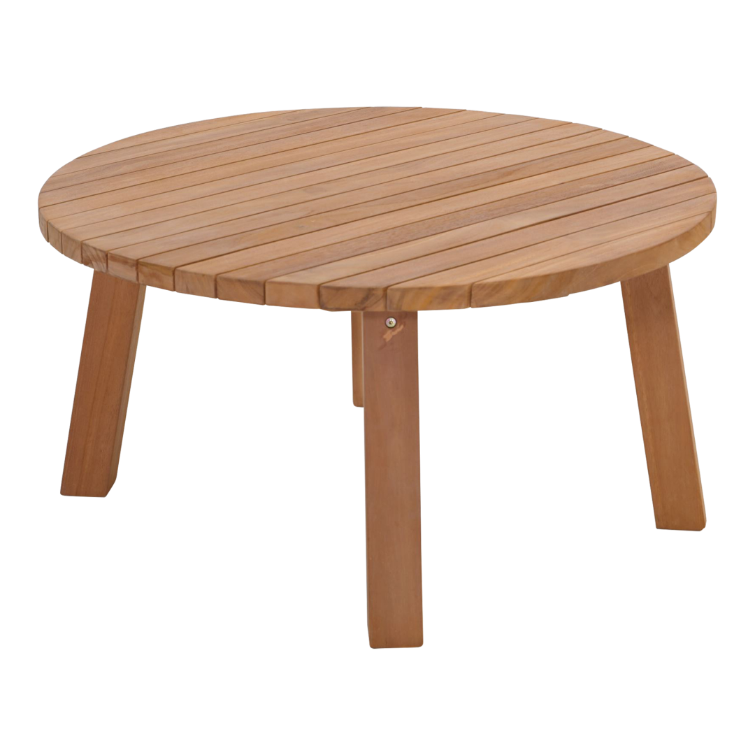 Lounge table teak ø80x40cm