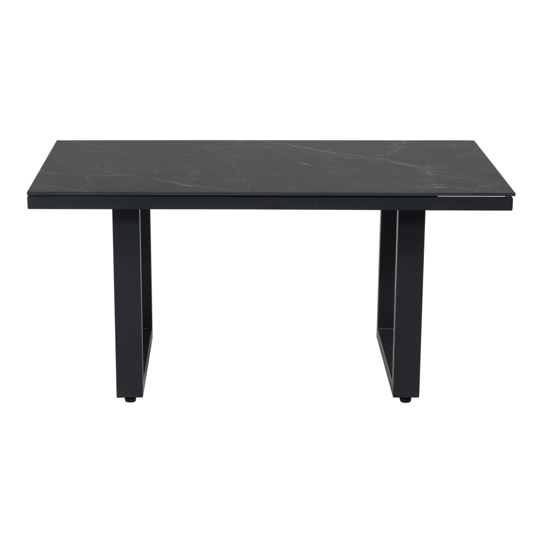 Lounge tafel hoog Monte Carlo Negro 140x80cm