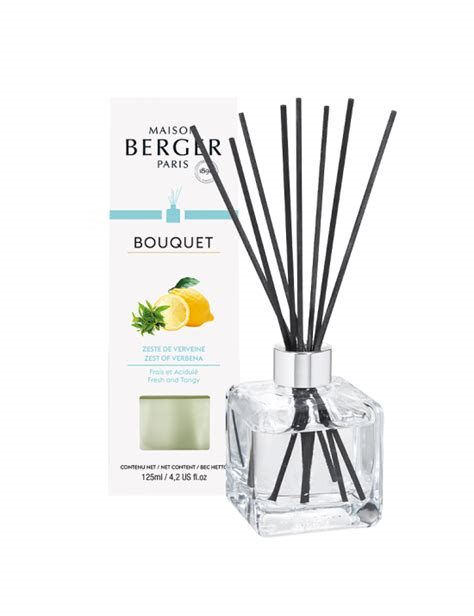 Maison Berger Geurstokjes Zeste Verveine Cube 125ml