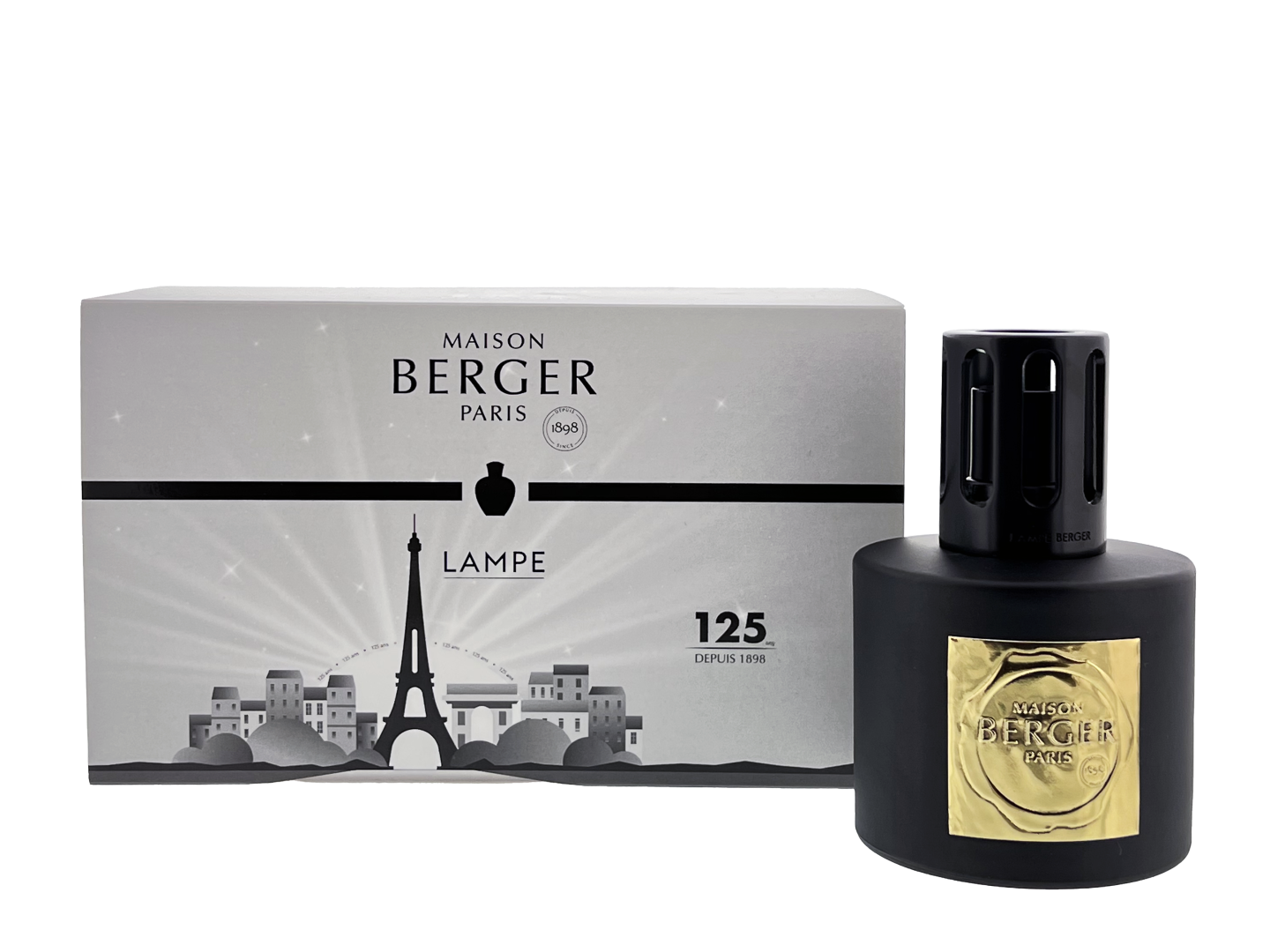 Maison Berger Lampe 125 jaar Zwart