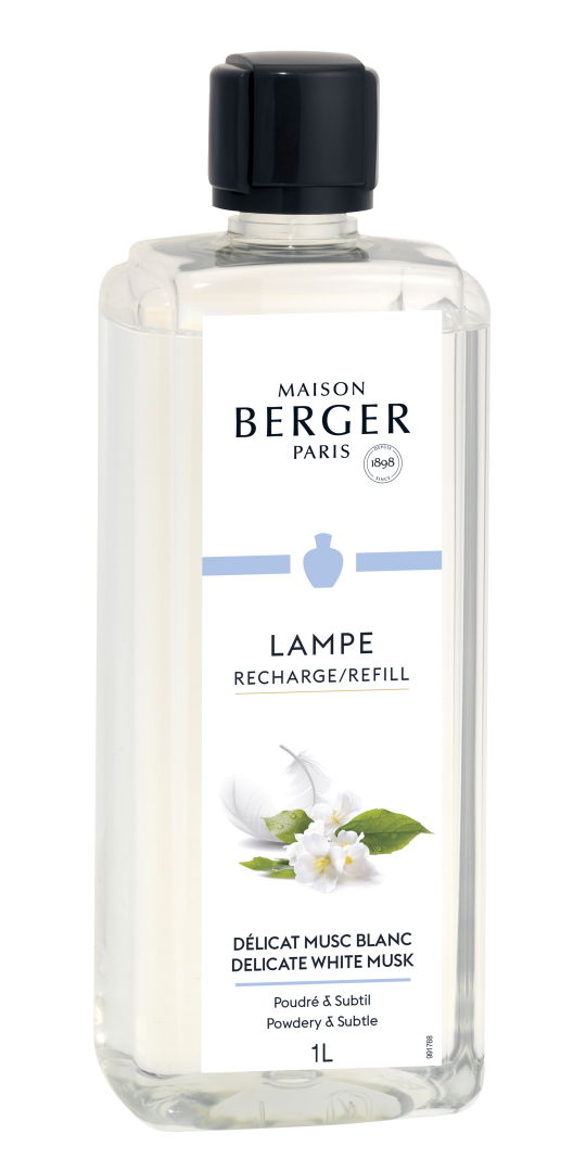Maison Berger Navulling geurbrander 1L Delicate White Musk