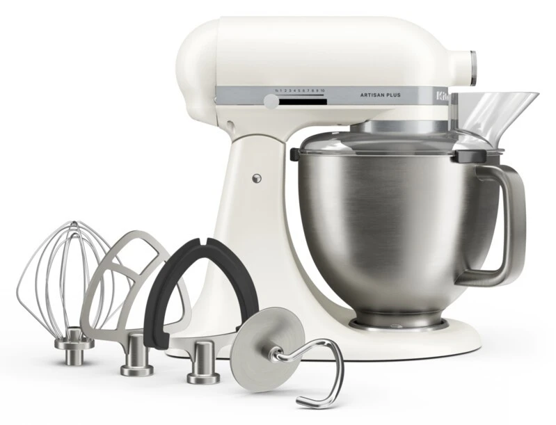 KitchenAid Artisan Plus Mixer 4,7L Porcelain White 5KSM50PKVEPL