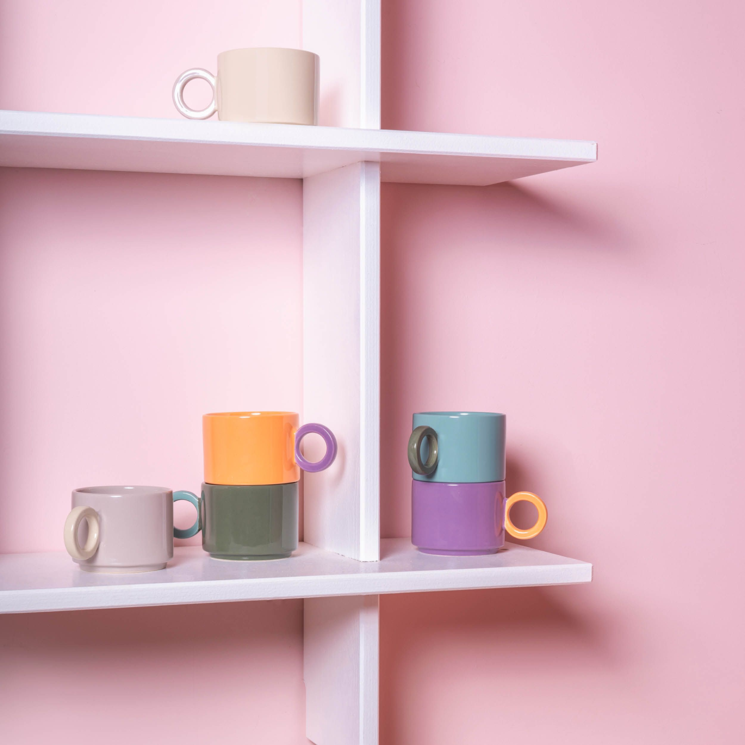 Ona Beker met oor - groen/blauw