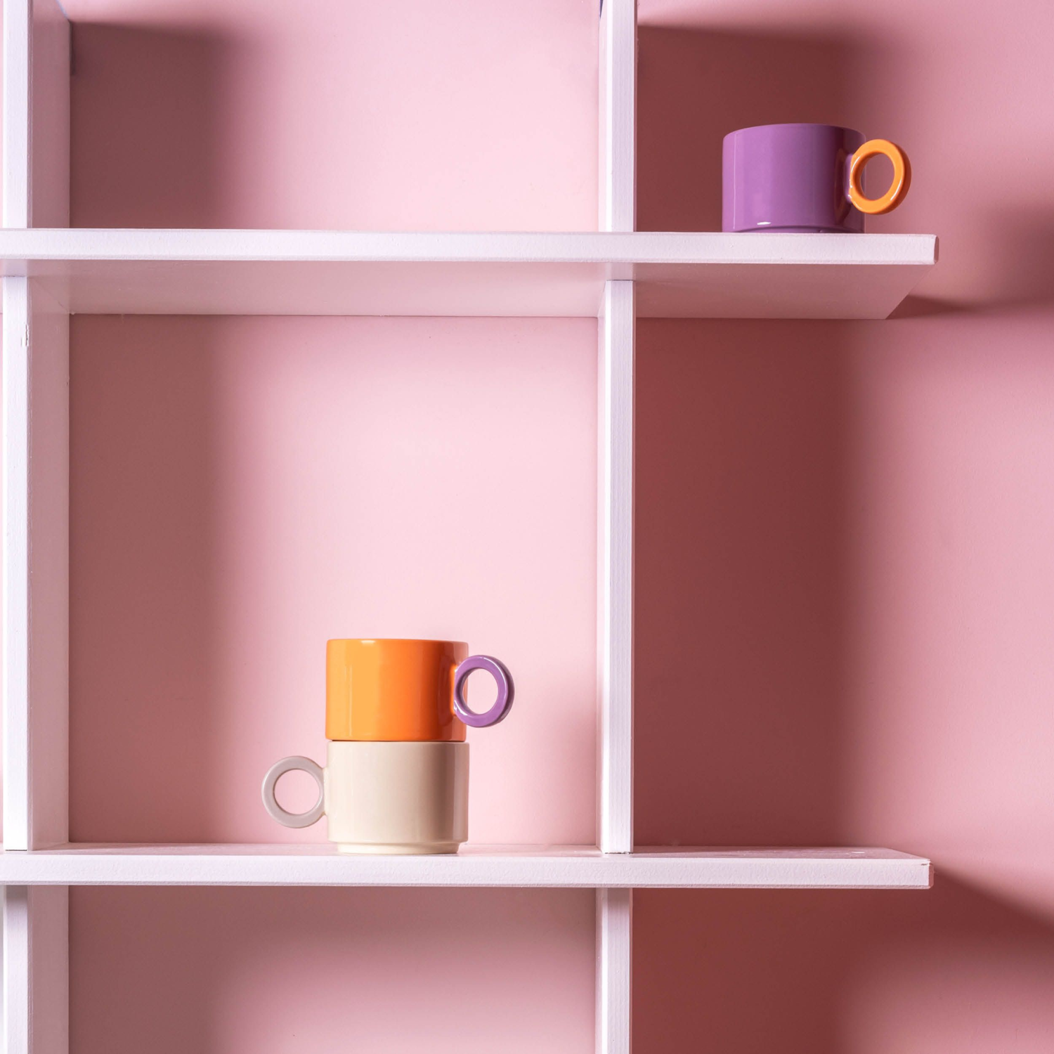 Ona Beker met oor- paars/oranje