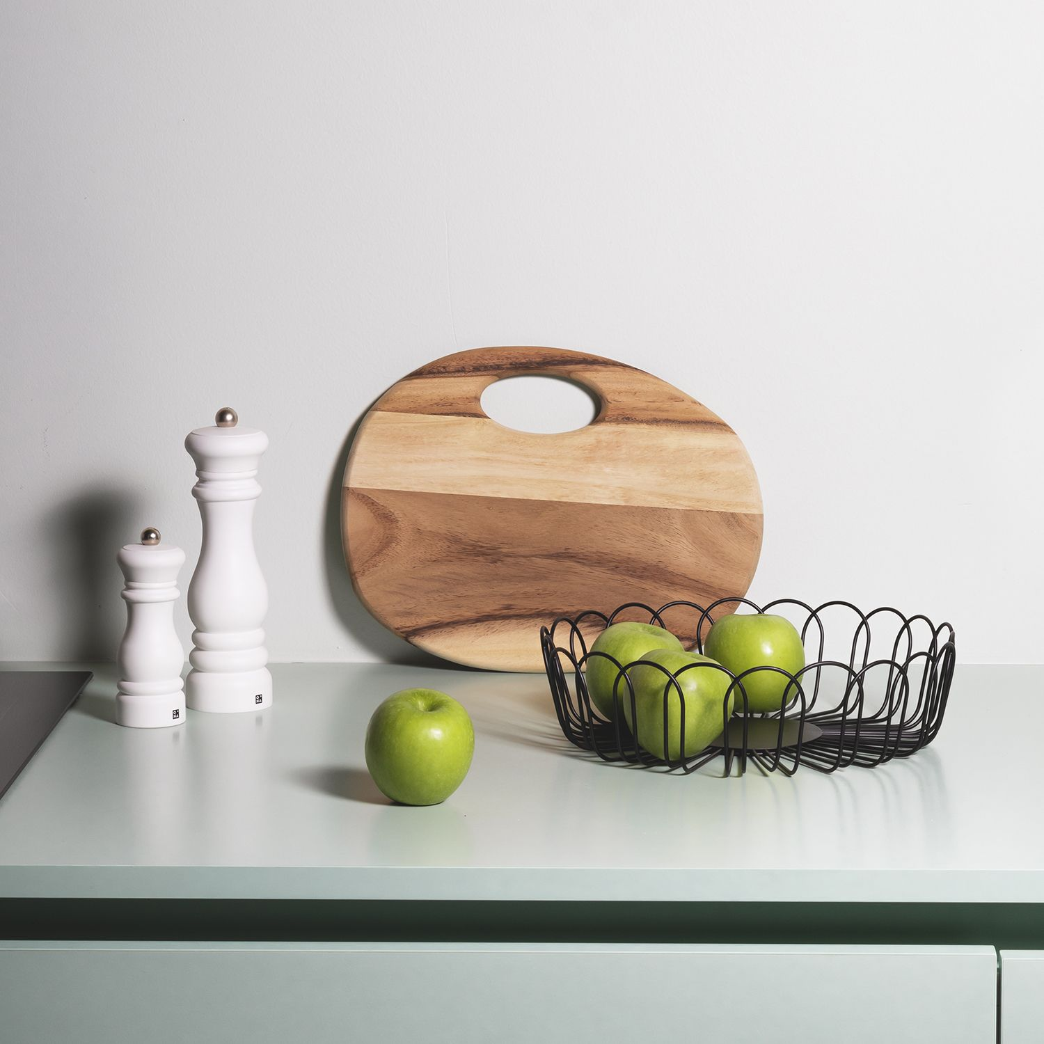 Ona Fruitschaal 26,5x7,5 - zwart