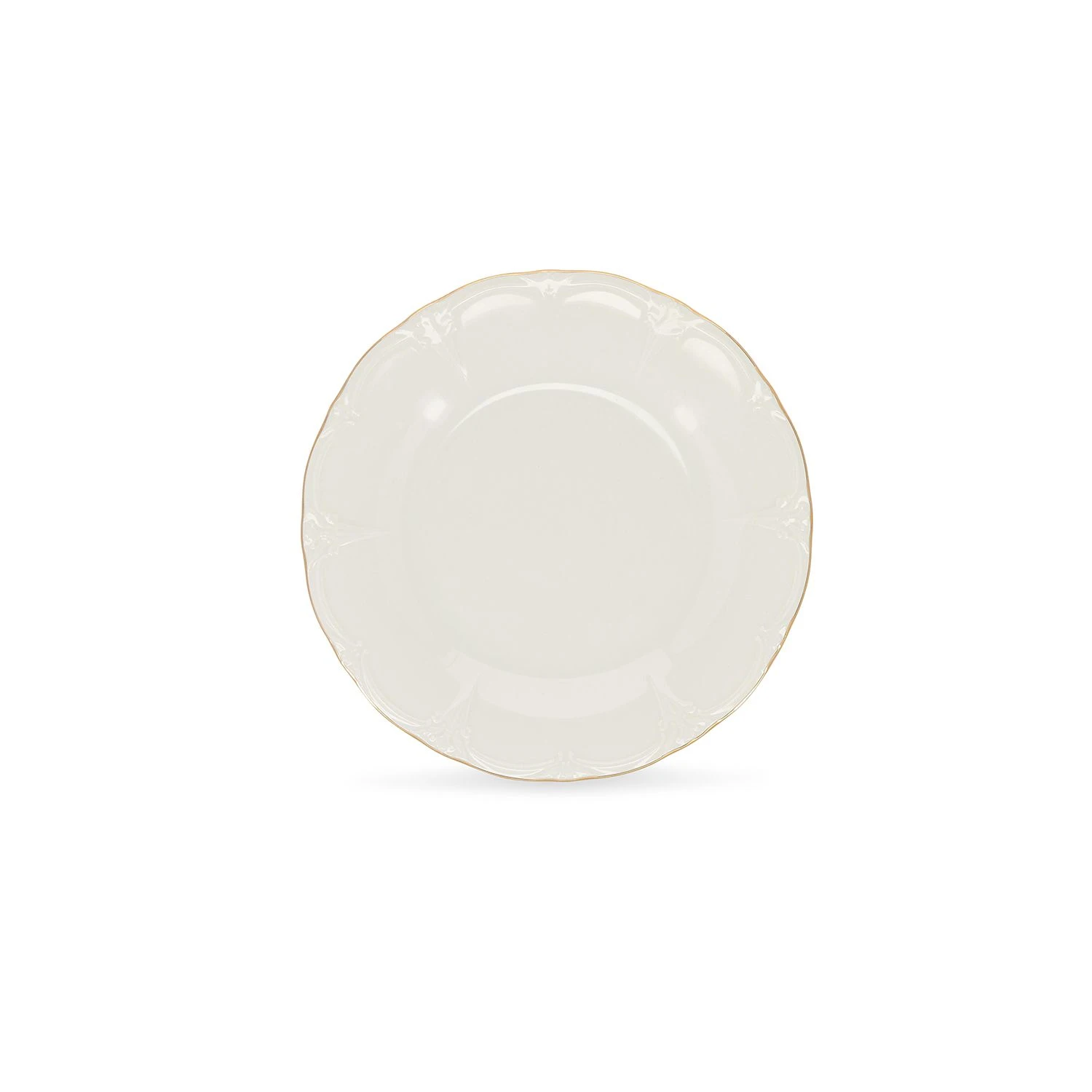 BonBistro Retro Plat Bord 21 cm Gouden Rand
