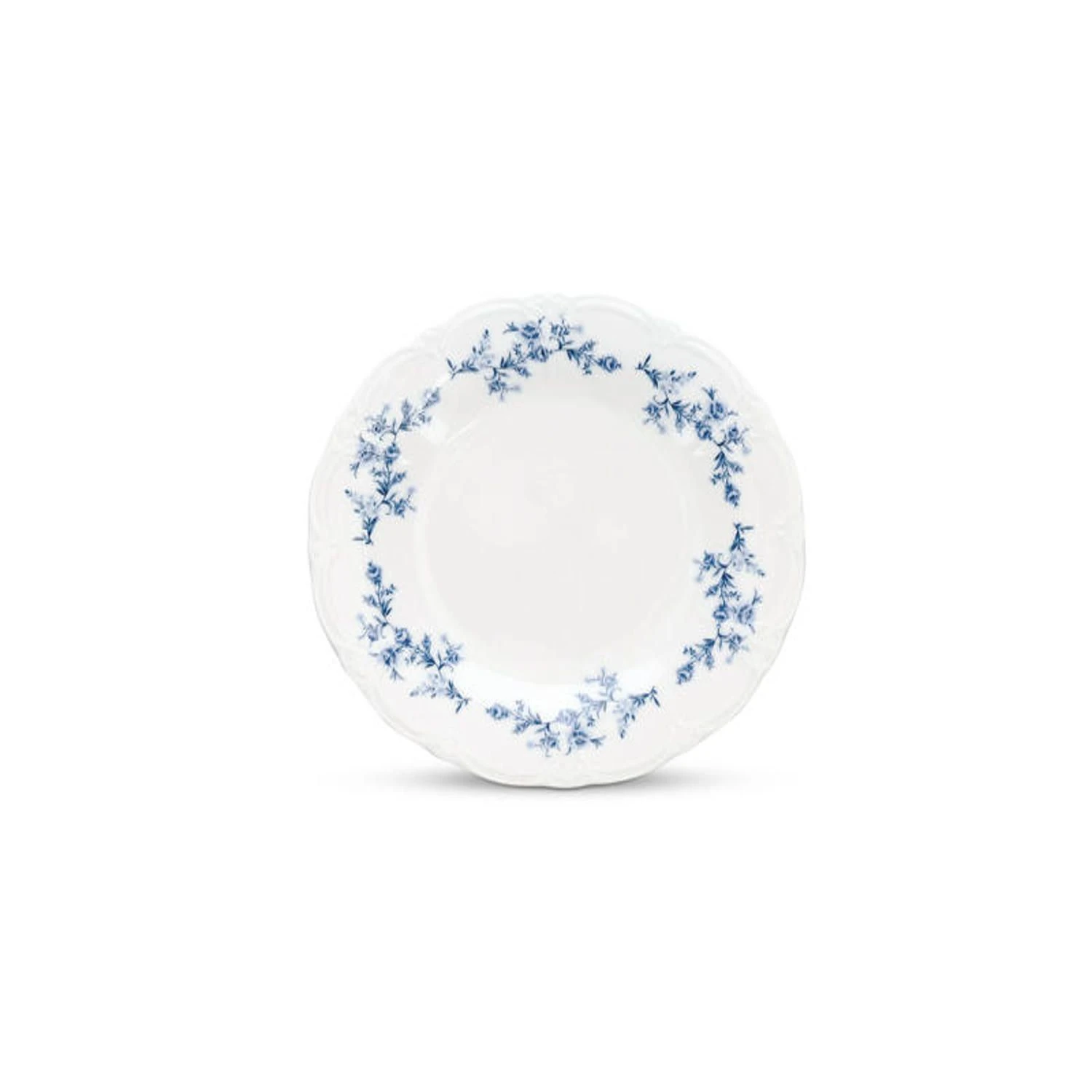BonBistro Retro Plat Bord 21 cm Blue Flower