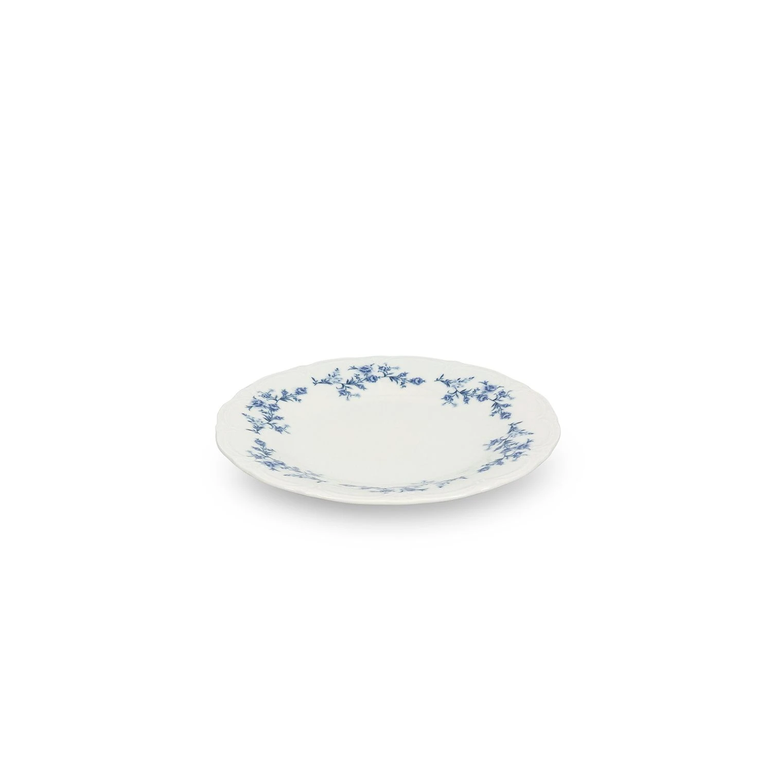 BonBistro Retro Plat Bord 21 cm Blue Flower