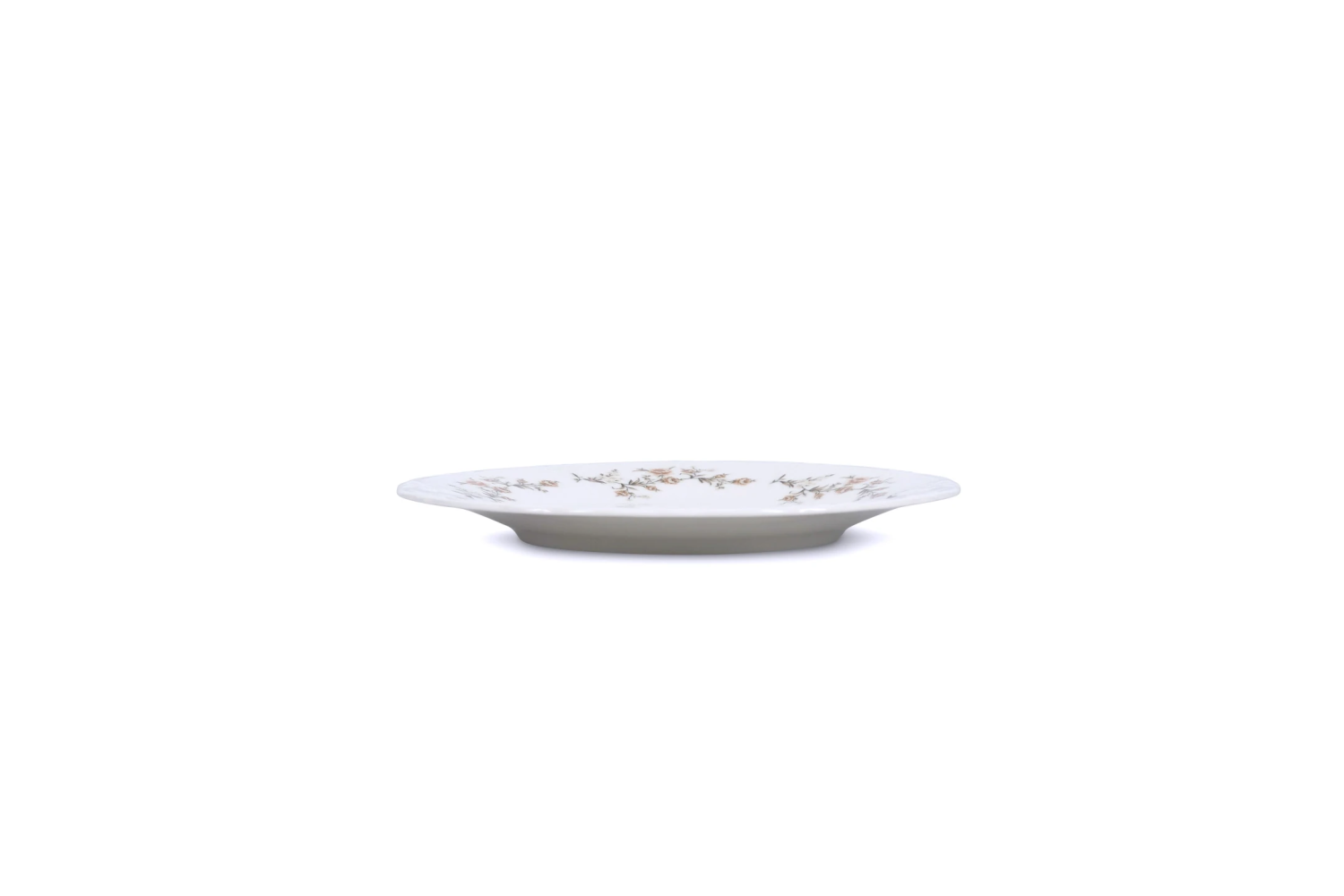 BonBistro Retro Plat Bord 21 cm Brown Flower
