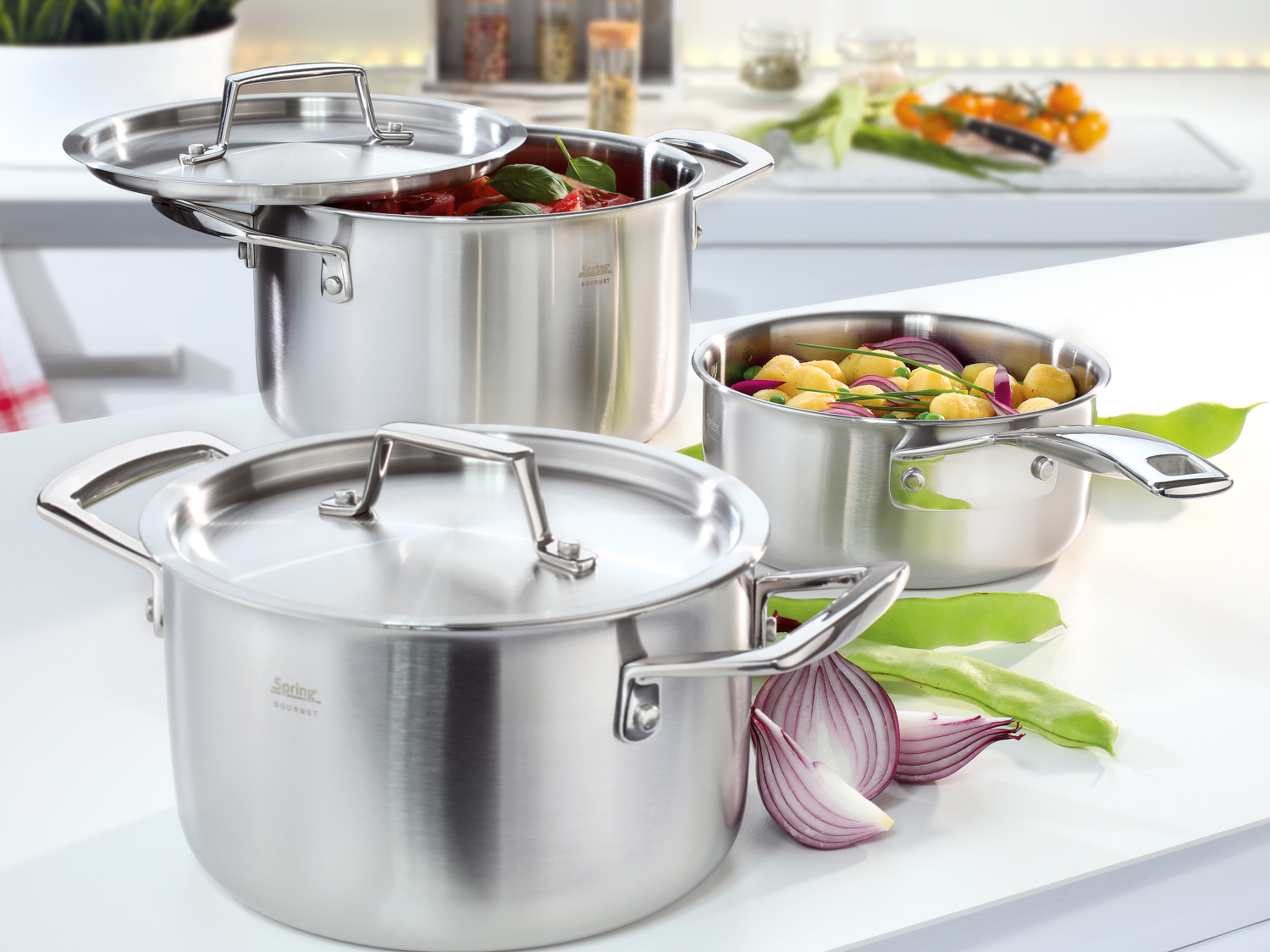 Spring Gourmet Pannenset GOURMET 4-delig
