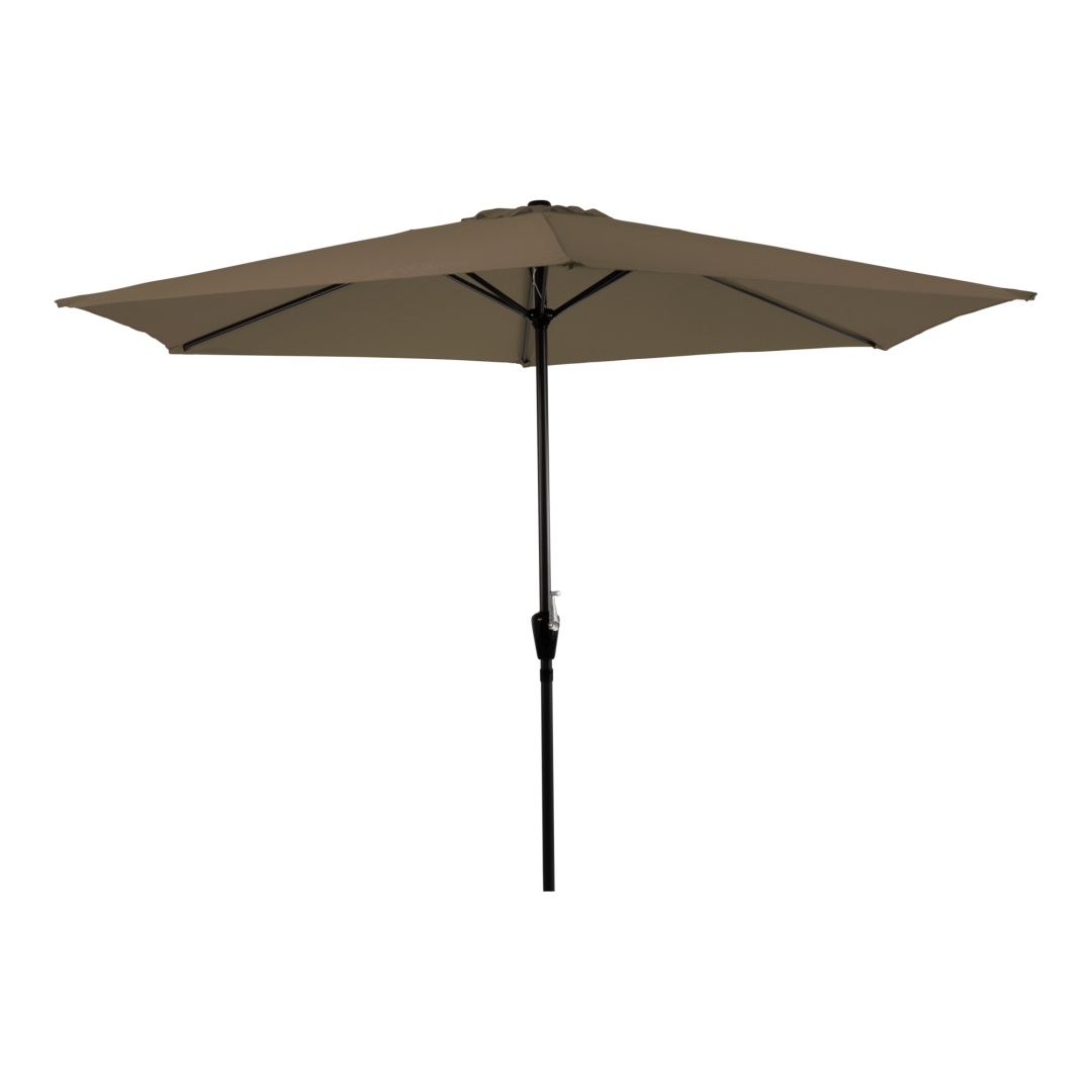 Parasol Gemini taupe Ø3mtr