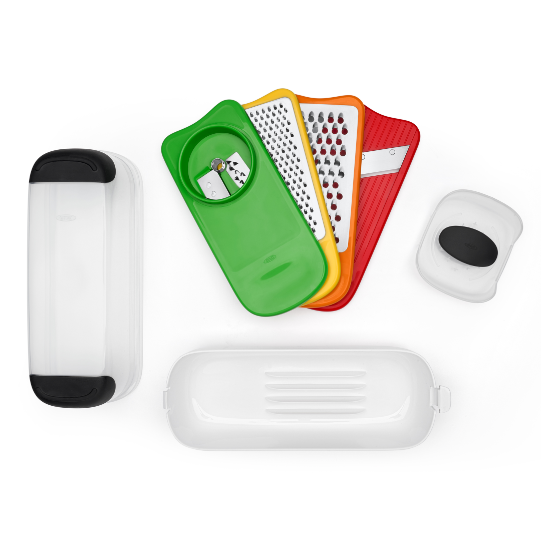 Oxo Good Grips Rasp- snij en spiraal set, compleet