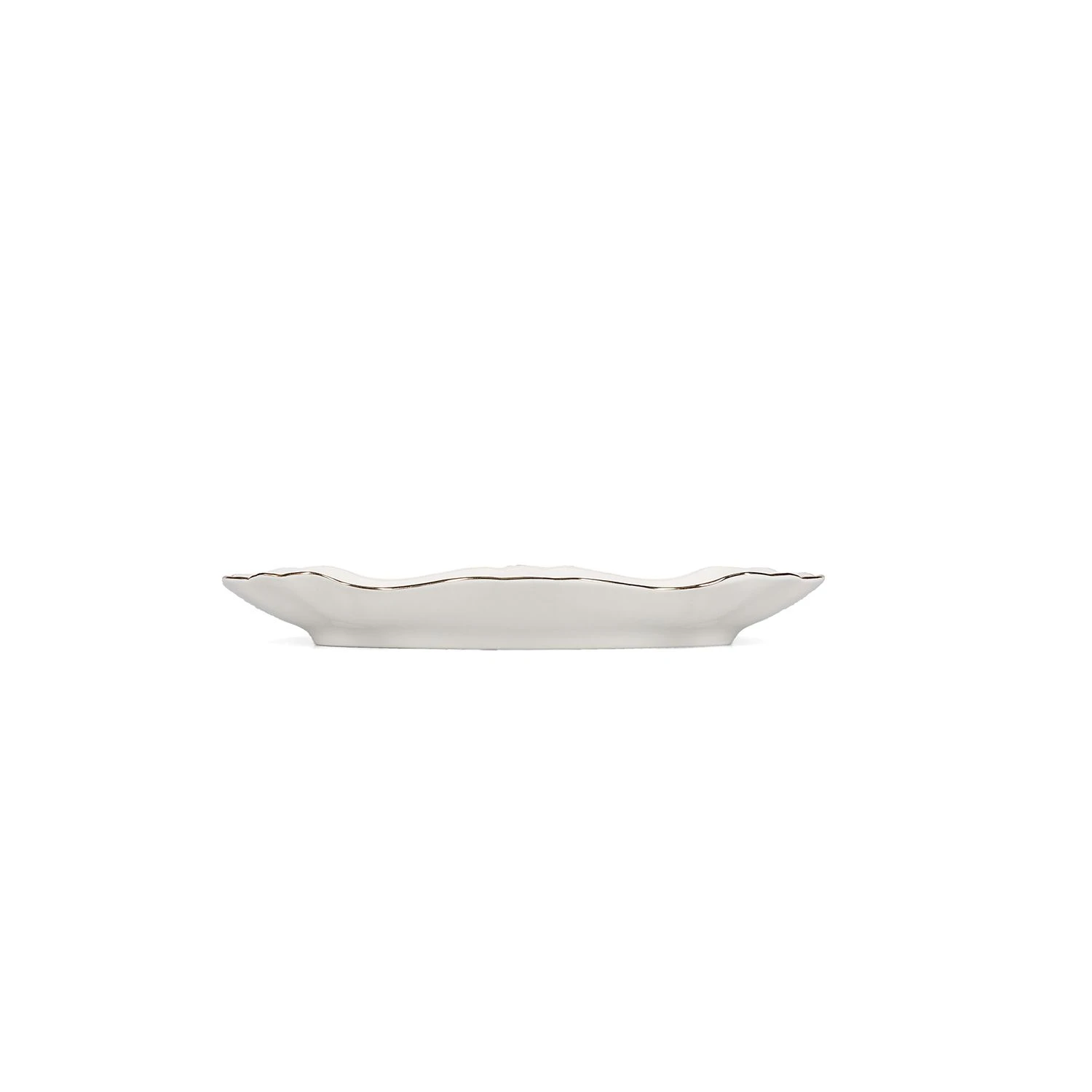 BonBistro Retro Serveerschaal 26x16 cm Gouden Rand