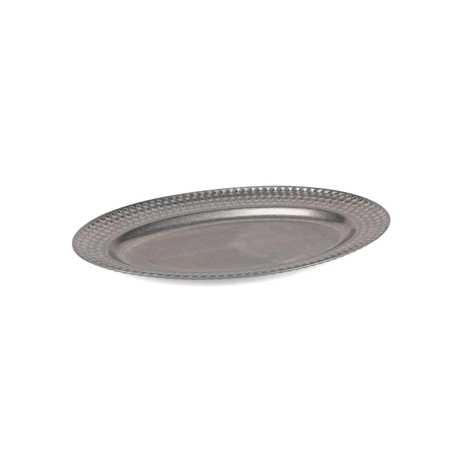 Serveerschaal ovaal antique Zilver