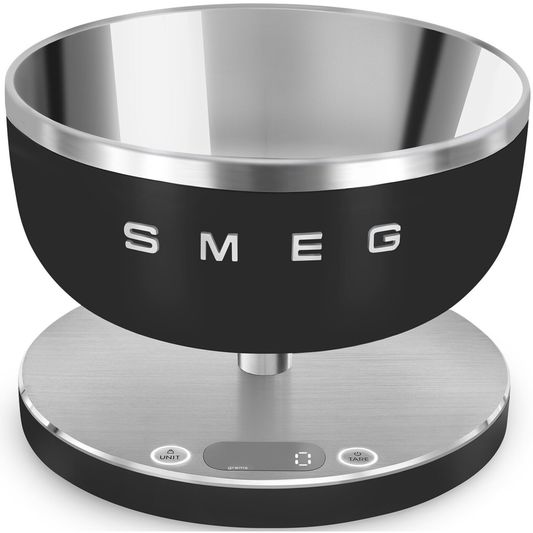 Smeg Keukenweegschaal Digitaal Mat Zwart