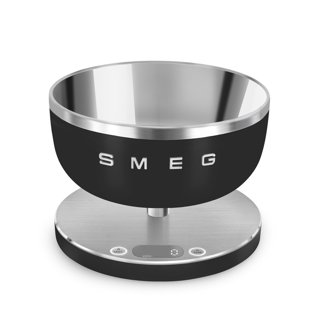 Smeg Keukenweegschaal Digitaal Mat Zwart
