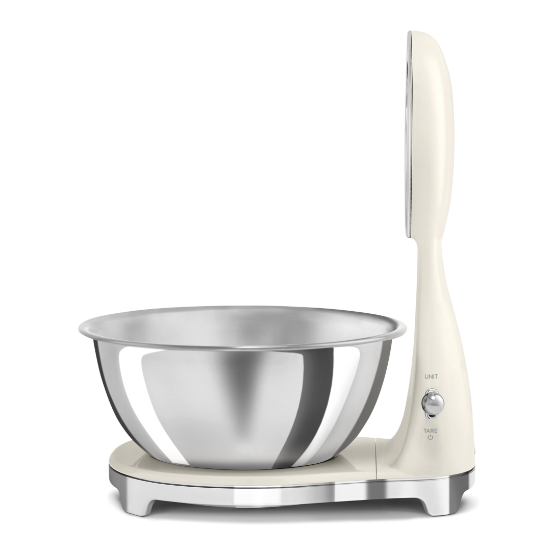 Smeg Keukenweegschaal Digitaal/Analoog Creme