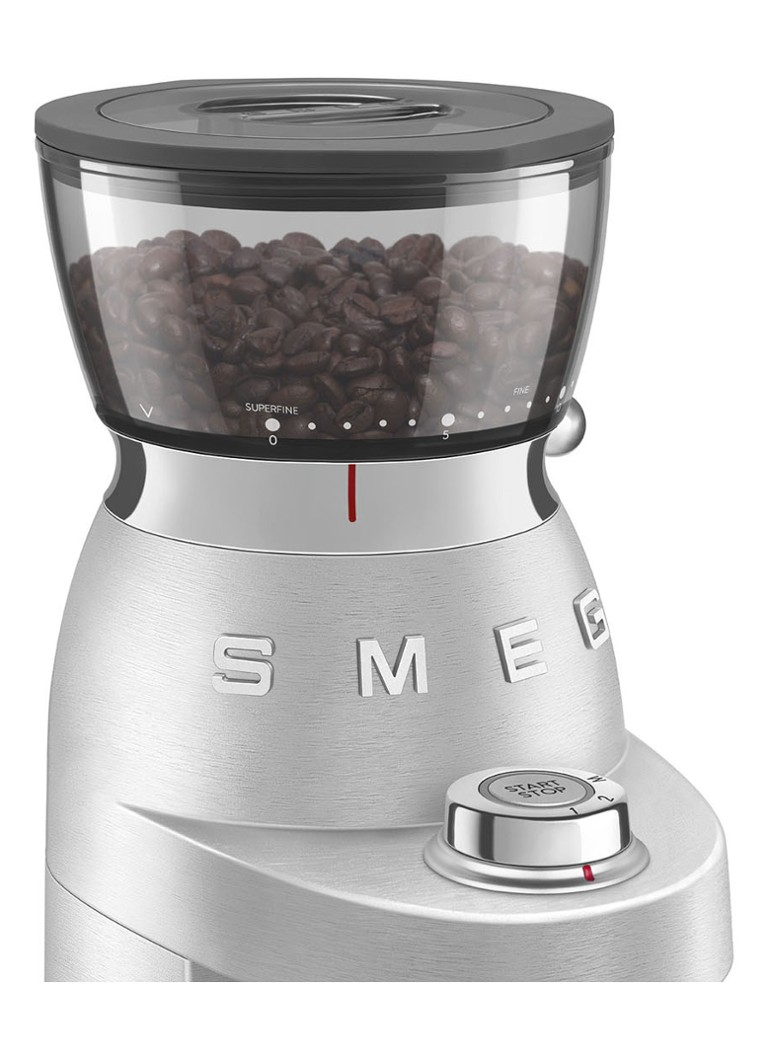 Smeg Koffiemolen Aluminium