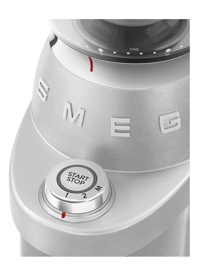 Smeg Koffiemolen Aluminium