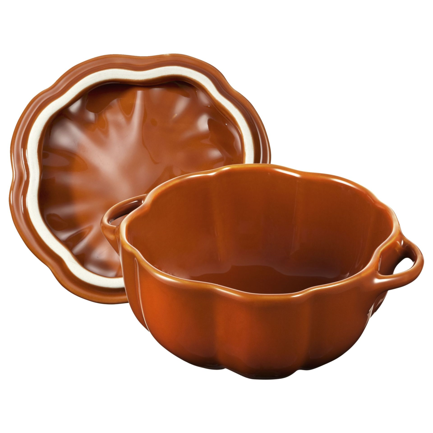 Staub Ceramic Cocotte Pompoen 0.5l Kaneel